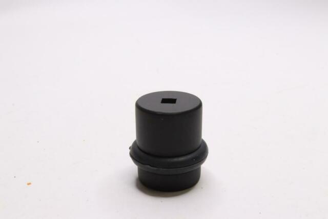 1-1/2" Cylinder Floor Bumper Flat Black Finish