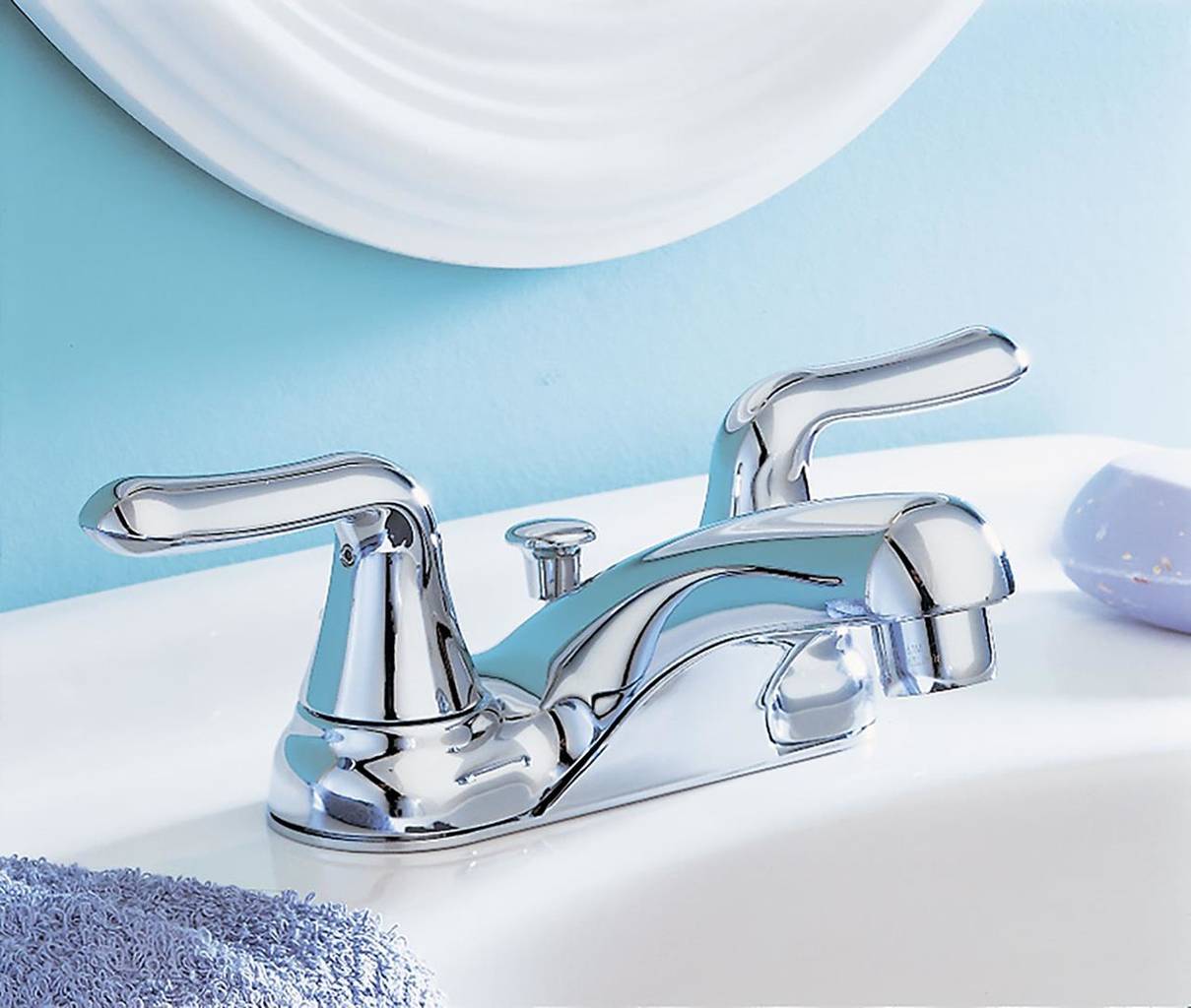 2275500.002 - Colony Soft 2-Handle 4 Inch Centerset Bathroom Faucet with Standard