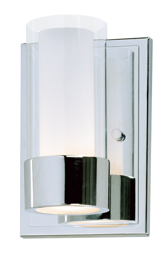 23071CLFTPC/BUL - 1 Light Silo 5" Wall Sconce - Polished Chrome