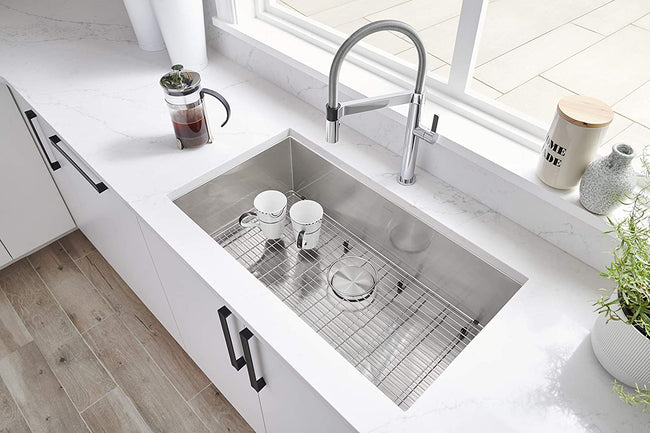 Stainless Steel Kitchen Sink Grid (Quatrus Super Single bowls)