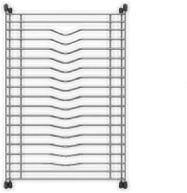 Diamond 1.75 Single Stainless Steel Floating Dish Rack