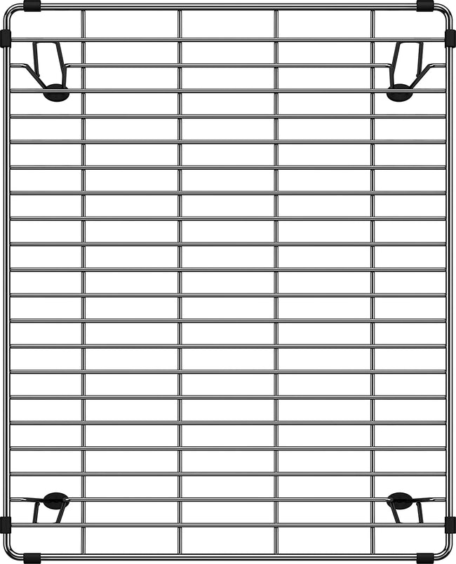 Quatrus R15 Apron 1-3/4 Stainless Steel Sink  Multi-Grid