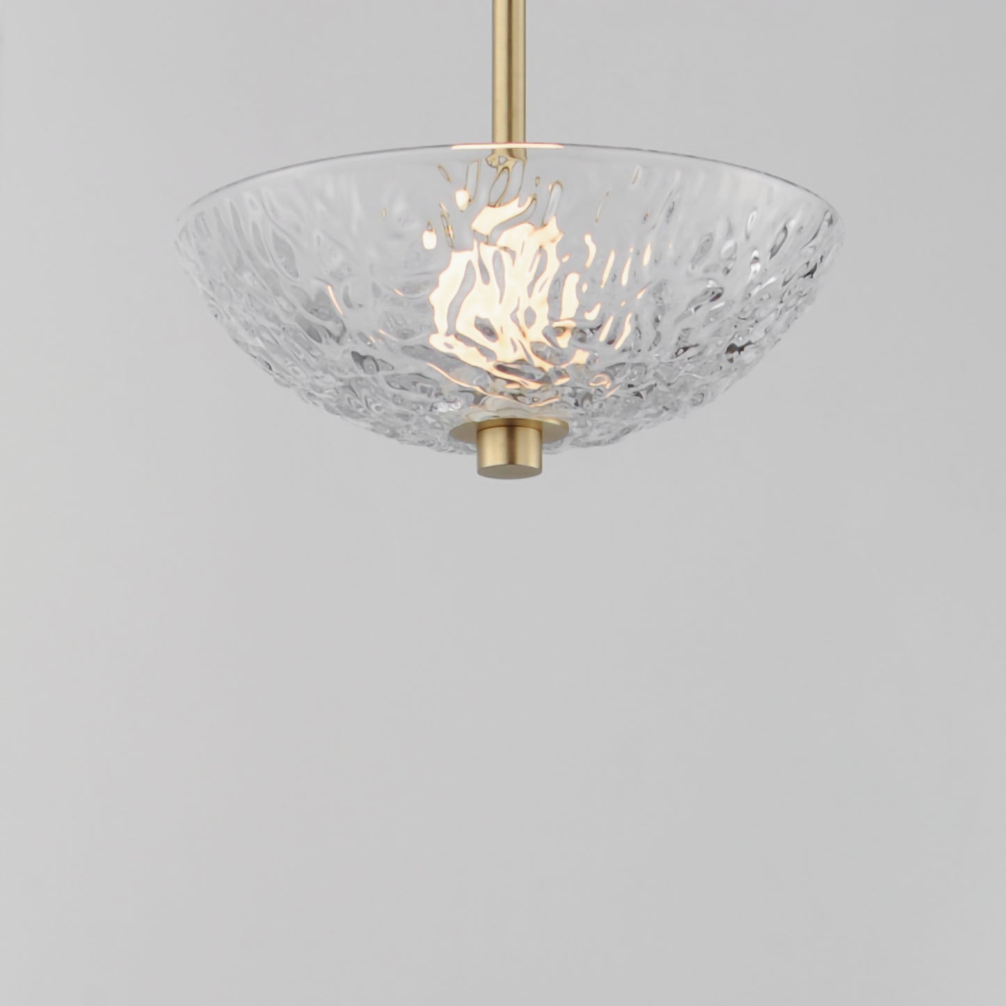 24981TCSBR - 1 Light Metropolis 10" Pendant - Satin Brass