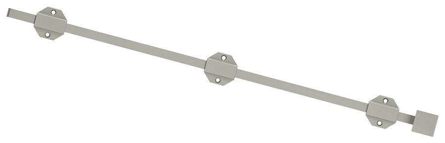 24SBM15 24" Modern Heavy Duty Surface Bolt; Satin Nickel Finish