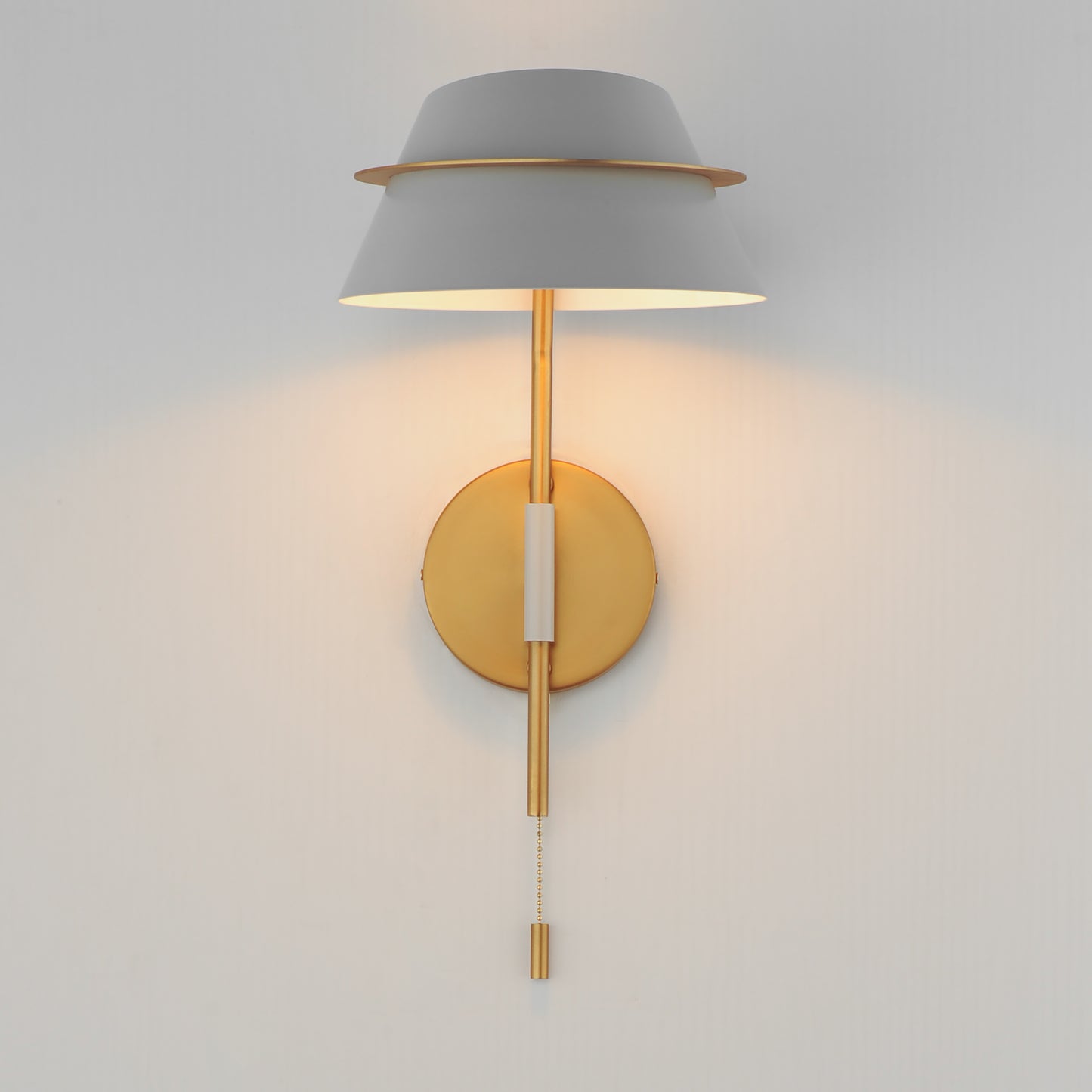 25220LFGNAB - 1 Light Lucas 9.25" Wall Sconce - Natural Aged Brass