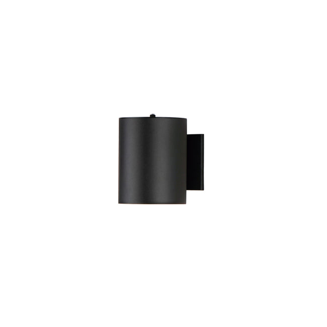 26101BK/PHC - Outpost 7.25" Outdoor Wall Sconce - Black