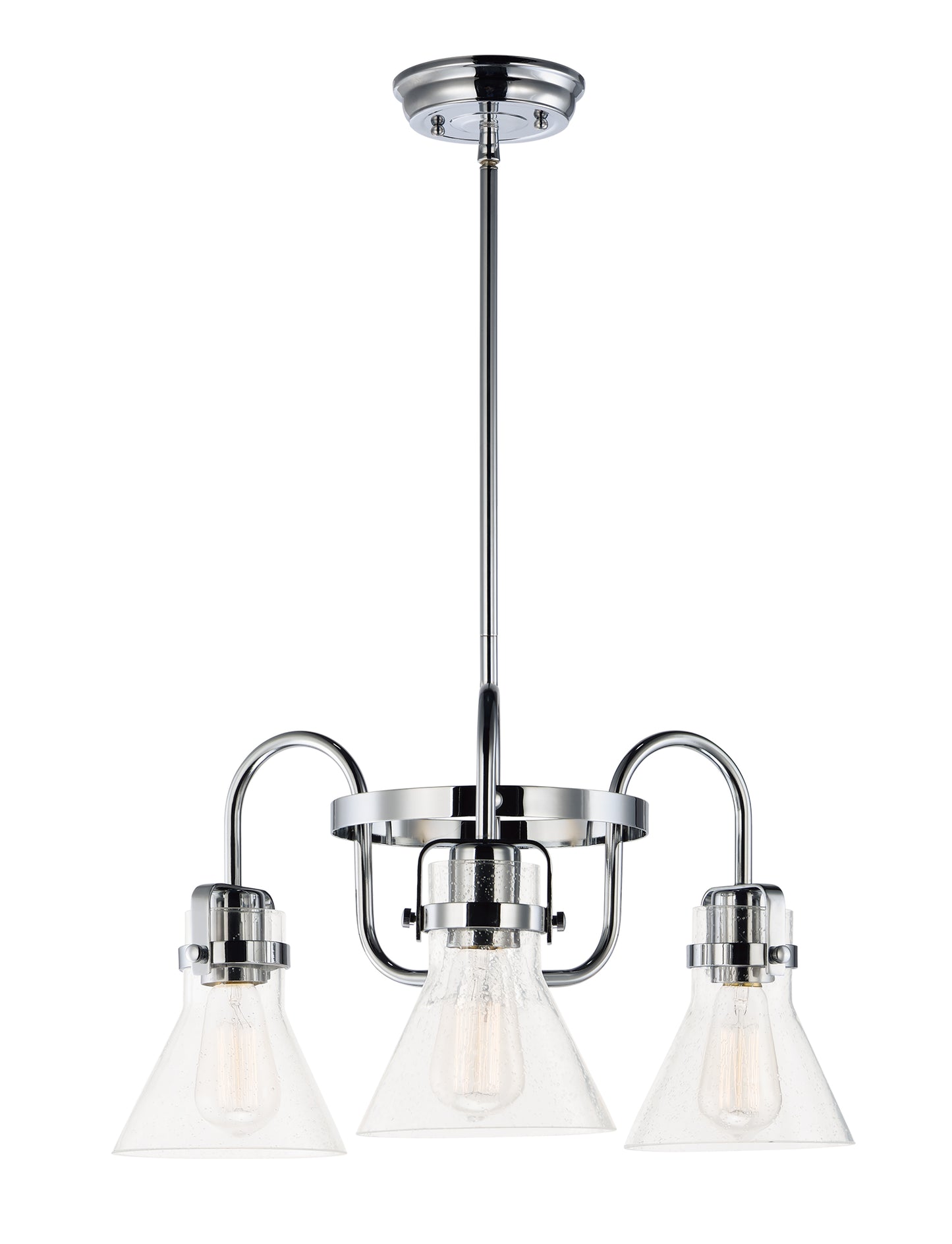 26116CDPC/BUI - 3 Light Seafarer 22" Chandelier - Polished Chrome