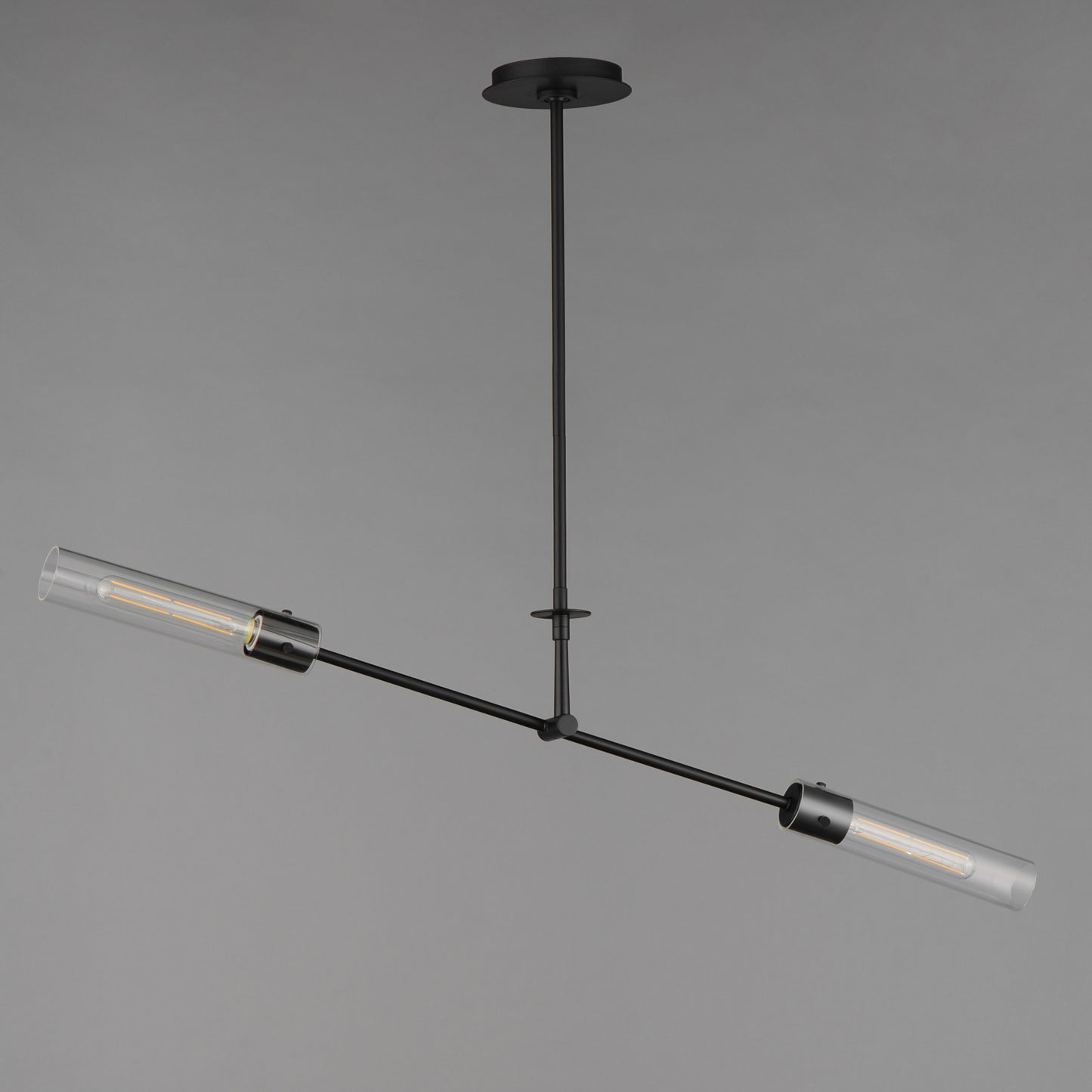26372CLBK - 2 Light Equilibrium 42" Pendant - Black