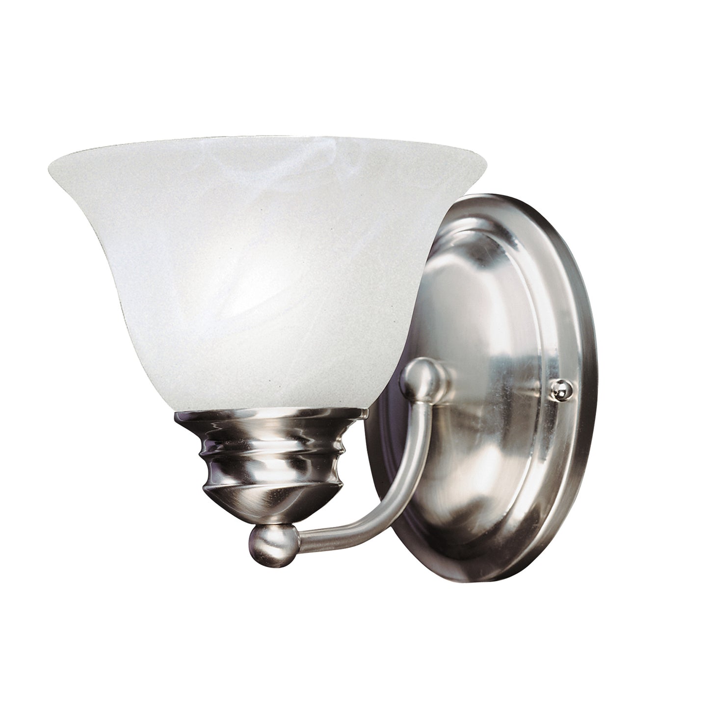 2686MRSN - 1 Light Malaga 6" Wall Sconce - Satin Nickel