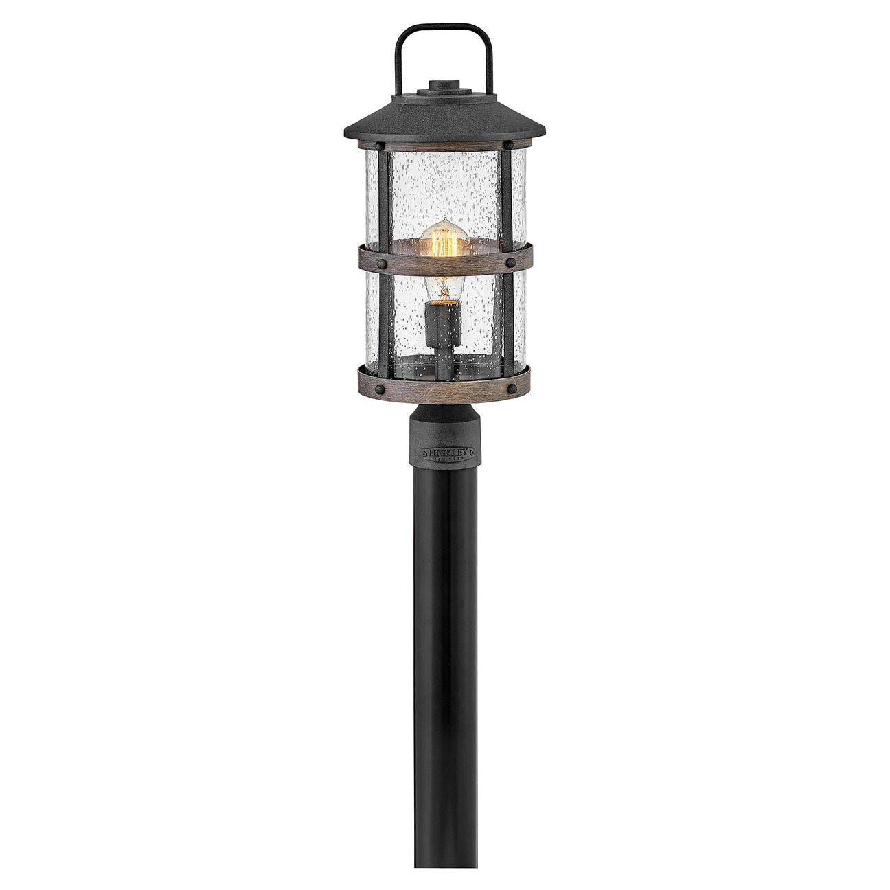 Hinkley 2687-LV - Lakehouse 19" Tall Post or Pier Mount Lantern, Low Voltage