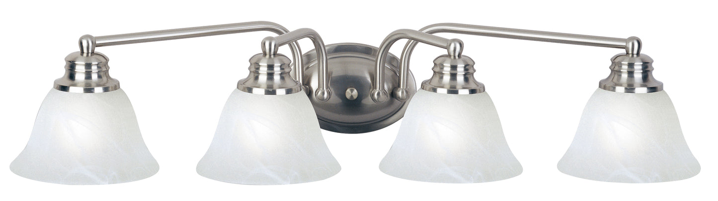 2689MRSN - 4 Light Malaga 29" Vanity Light - Satin Nickel