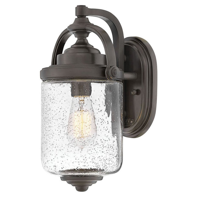 Hinkley 2750OZ - Willoughby 14" Small Wall Mount Lantern in Oil Rubbed Bronze