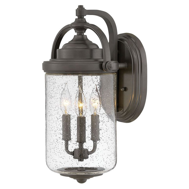 Hinkley 2755OZ - Willoughby 19" Large Wall Mount Lantern in Oil Rubbed Bronze