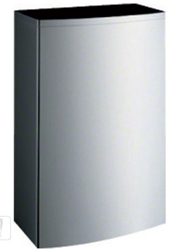 Bobrick 277 - ConturaSeries 304 Stainless Steel Surface Mounted Waste Receptacle with LinerMate- Sat