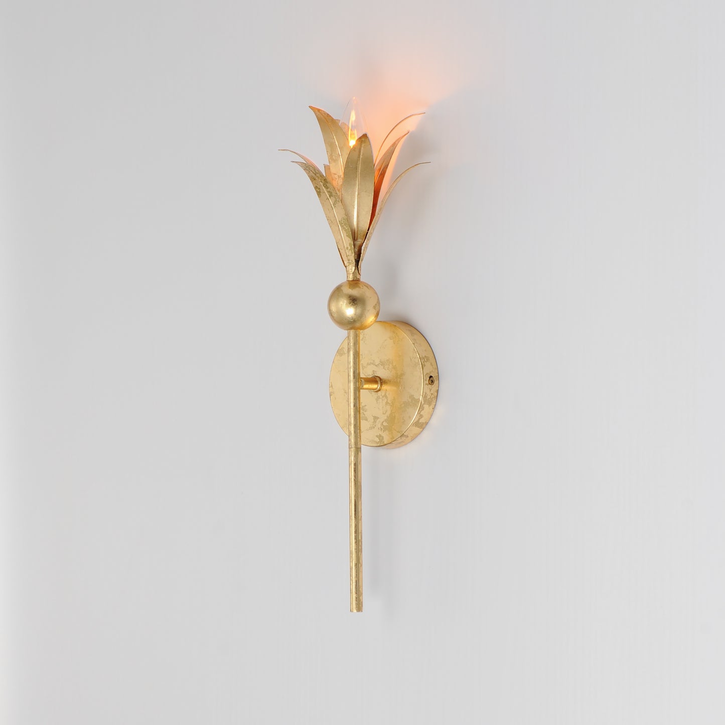 2881GL - 1 Light Paloma 4.75" Wall Sconce - Gold Leaf