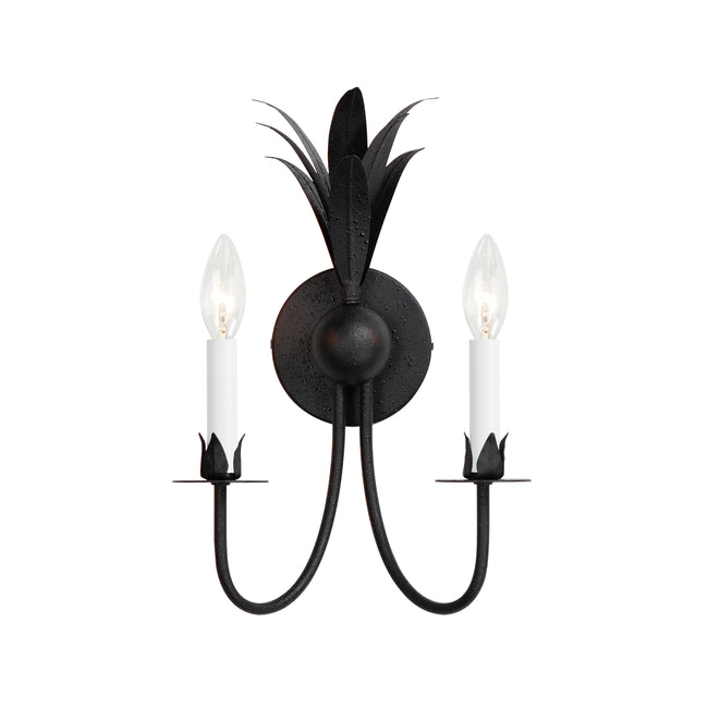 2882AR - 2 Light Paloma 10" Wall Sconce - Anthracite