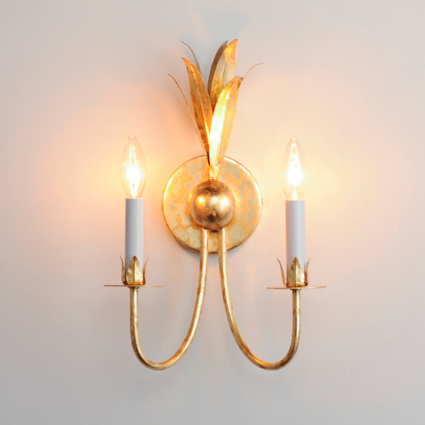 2882GL - 2 Light Paloma 10" Wall Sconce - Gold Leaf