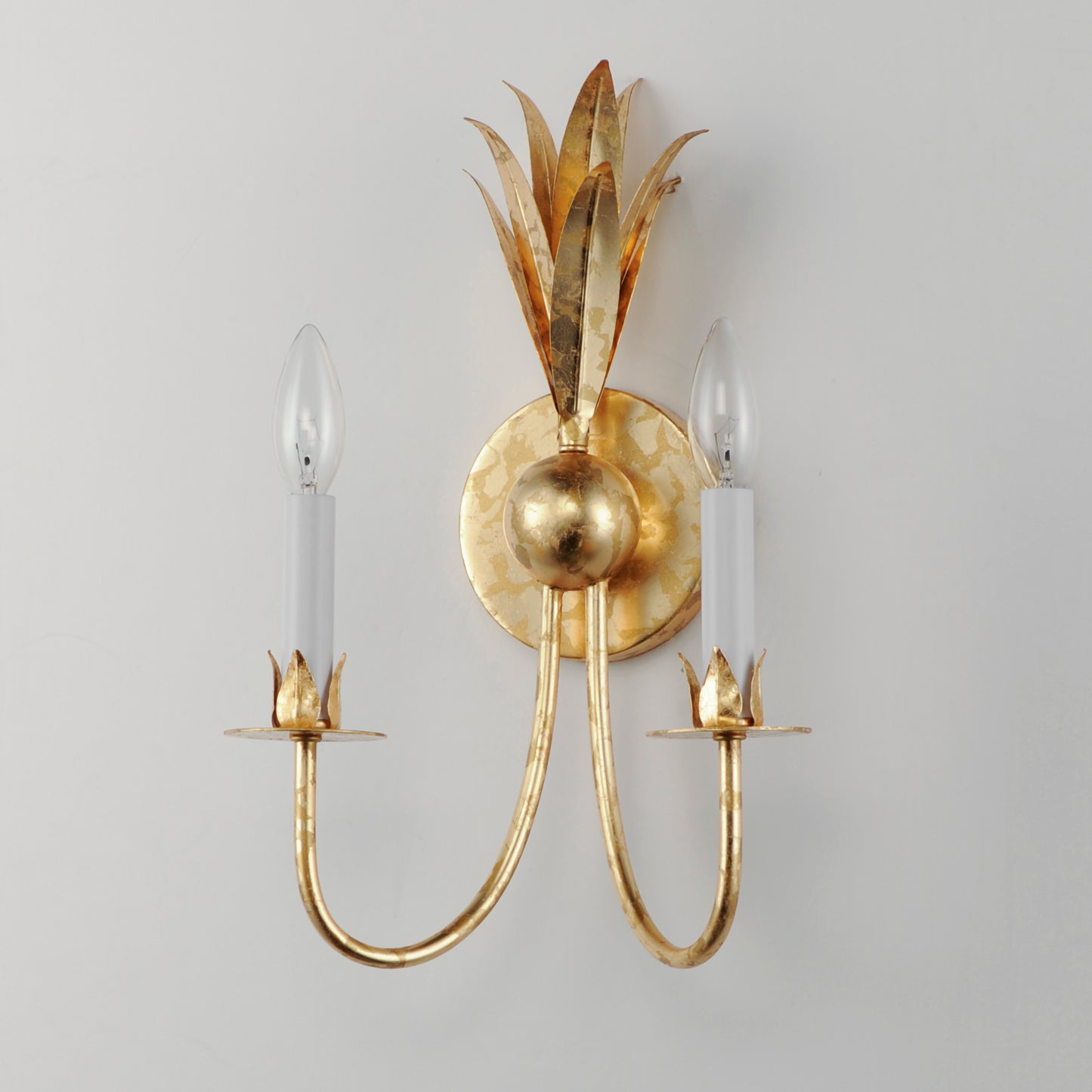 2882GL - 2 Light Paloma 10" Wall Sconce - Gold Leaf