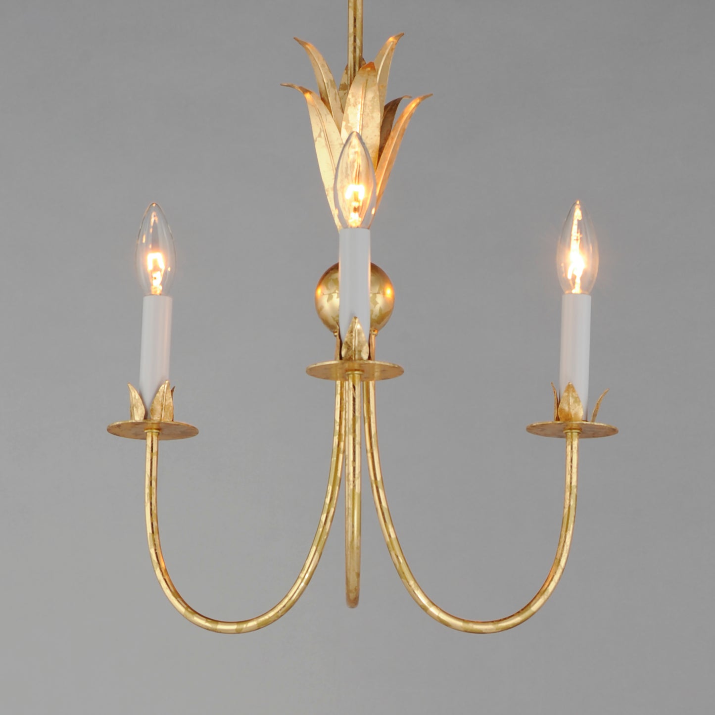 2883GL - 3 Light Paloma 16" Pendant - Gold Leaf