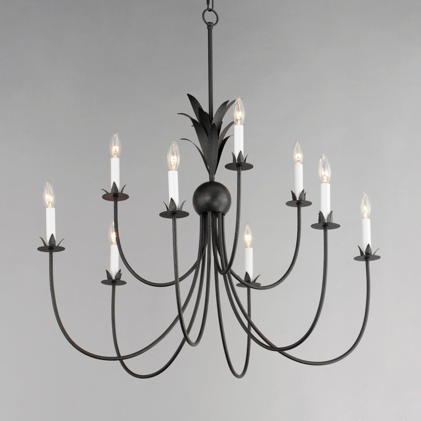2889AR - 9 Light Paloma 36" Chandelier - Anthracite