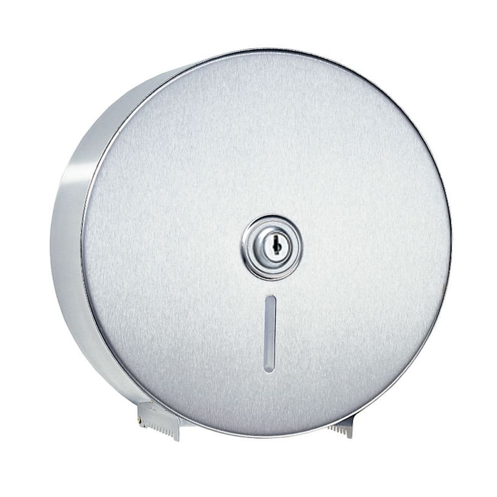 Bobrick 2890 - Surface Mounted Single Jumbo-Roll Toilet Tissue Dispenser in Satin Stainless Steel