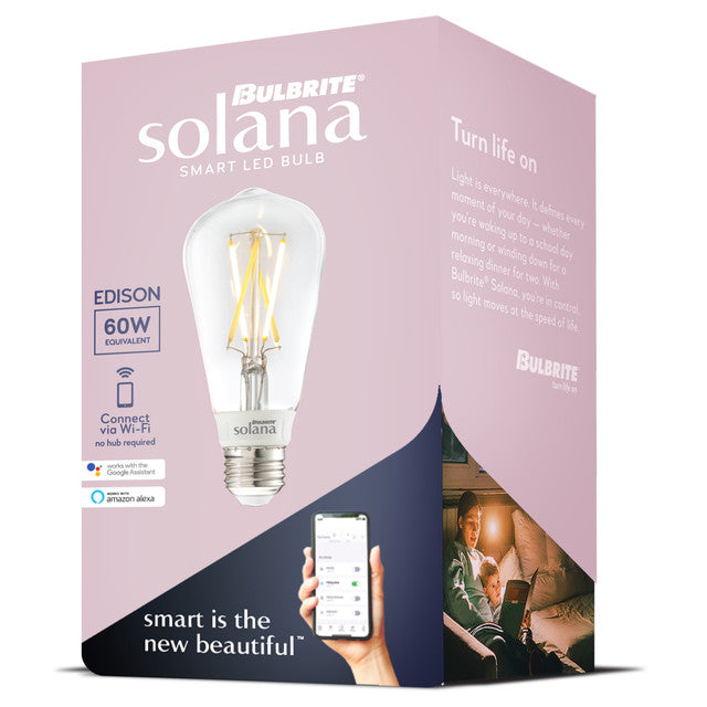 291120 - Wi-Fi Smart Tunable White ST18 LED Light Bulb - 5.5 Watt - 2200K-6500K
