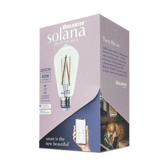 291125 - Wi-Fi Smart Tunable White ST18 LED Light Bulb - 8 Watt - 2200K-6500K