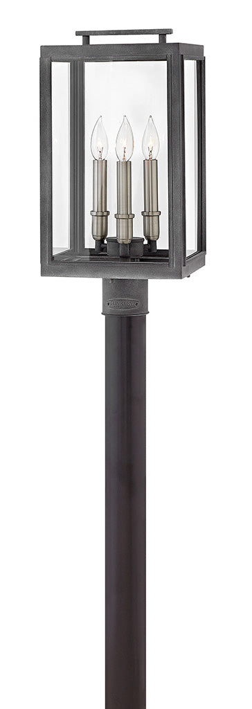 Hinkley 2911 - Sutcliffe 20" Tall 3 Light Post or Pier Mount Lantern