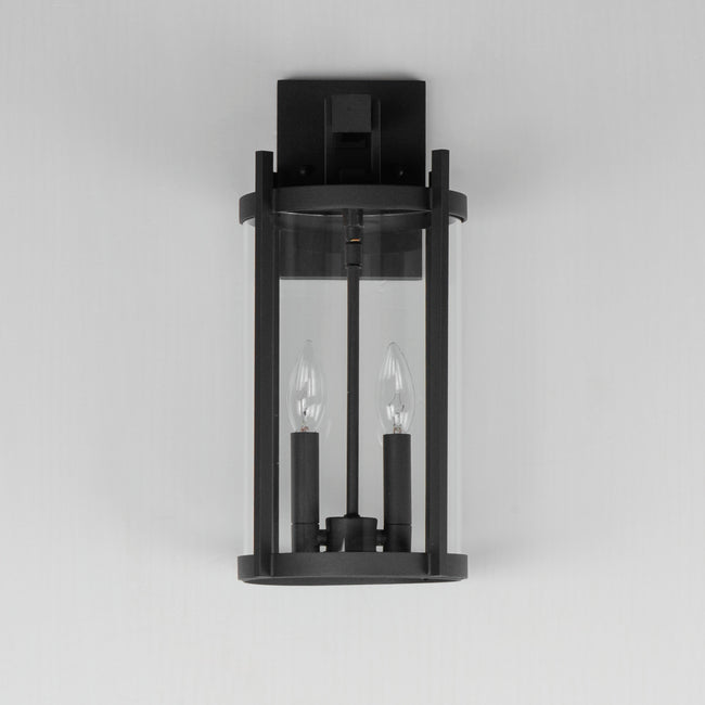 30064CLBK - Belfry 16" Outdoor Wall Sconce - Black
