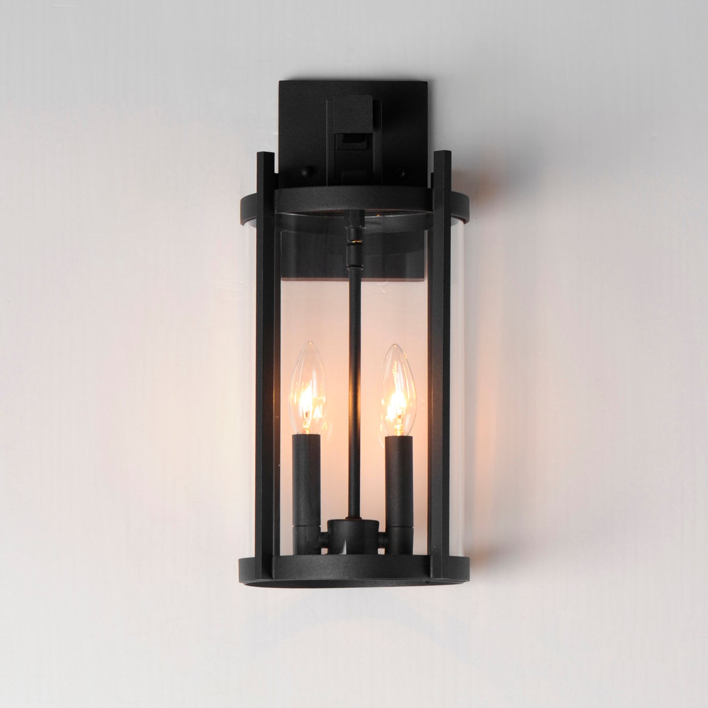 30064CLBK - Belfry 16" Outdoor Wall Sconce - Black