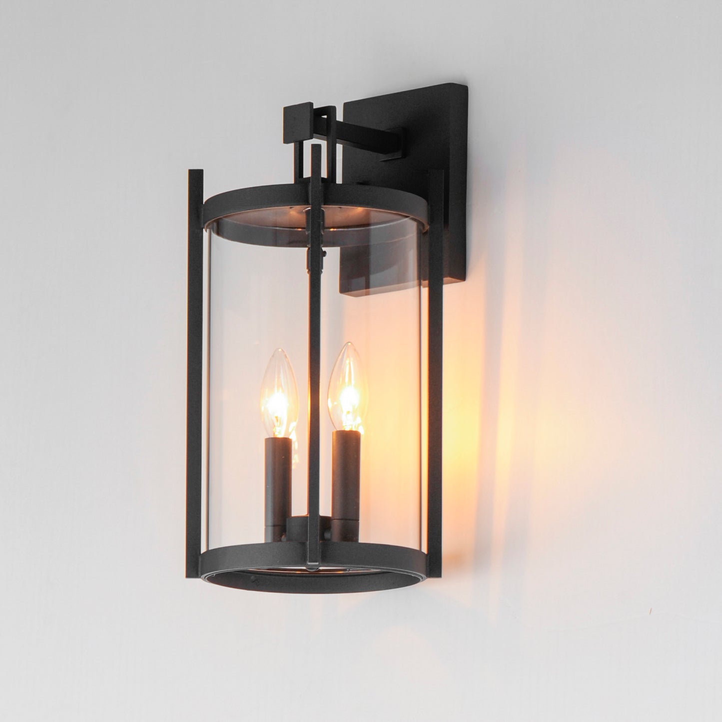 30064CLBK - Belfry 16" Outdoor Wall Sconce - Black