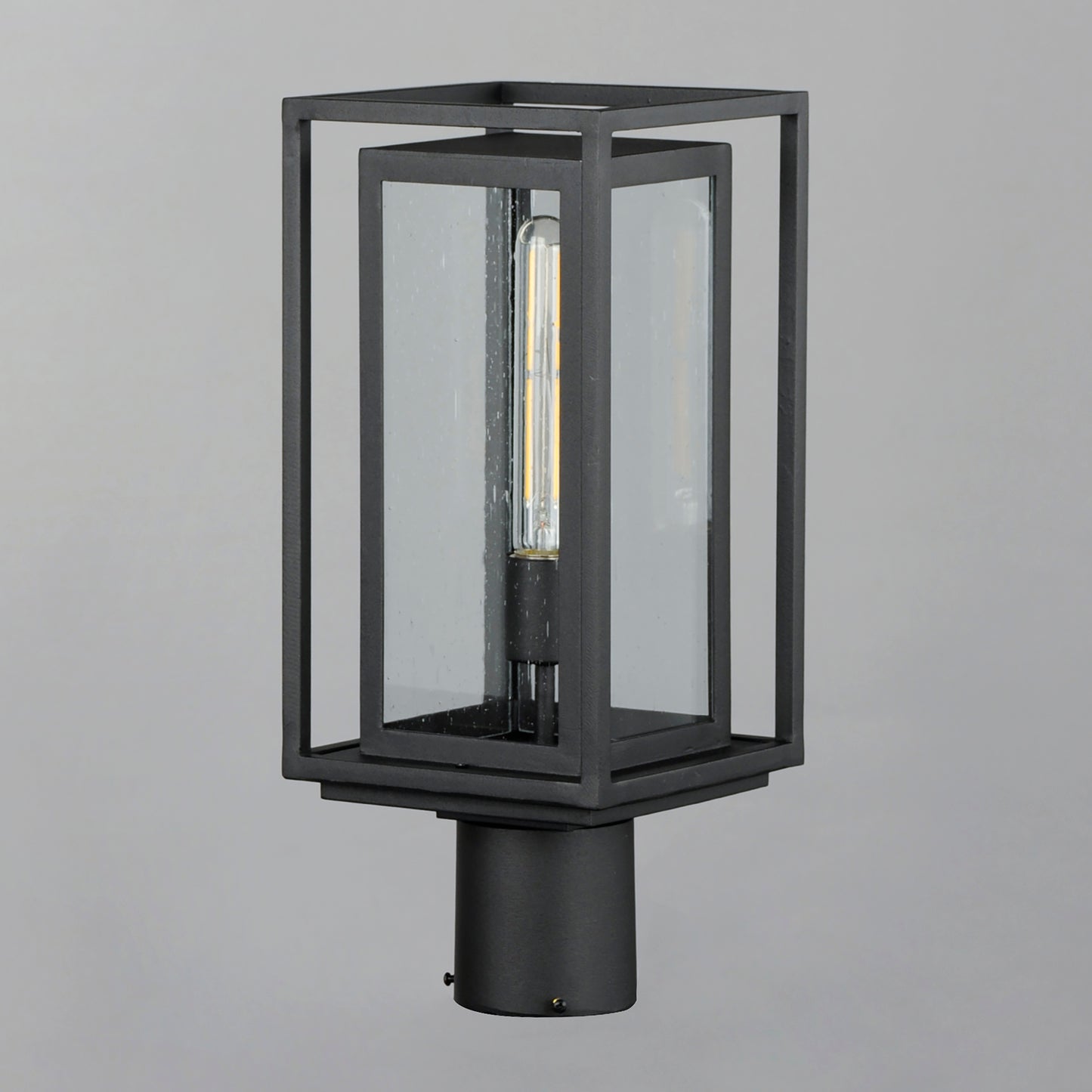 3030CDBK - 1 Light Cabana 17" Post Light - Black