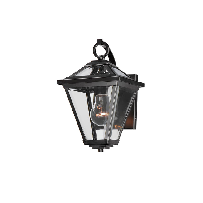 30562CLBK - Prism 12" Outdoor Wall Sconce - Black