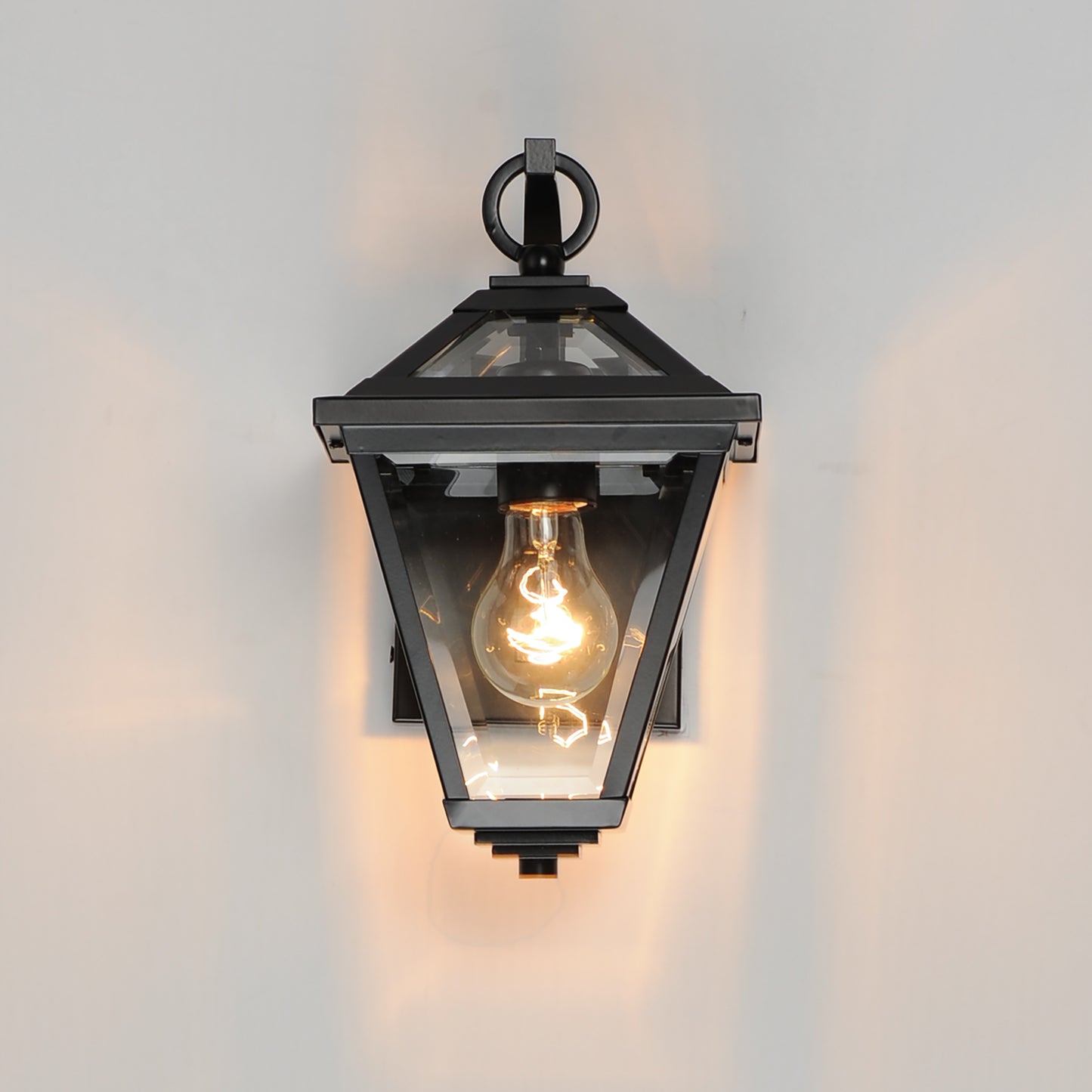 30562CLBK - Prism 12" Outdoor Wall Sconce - Black