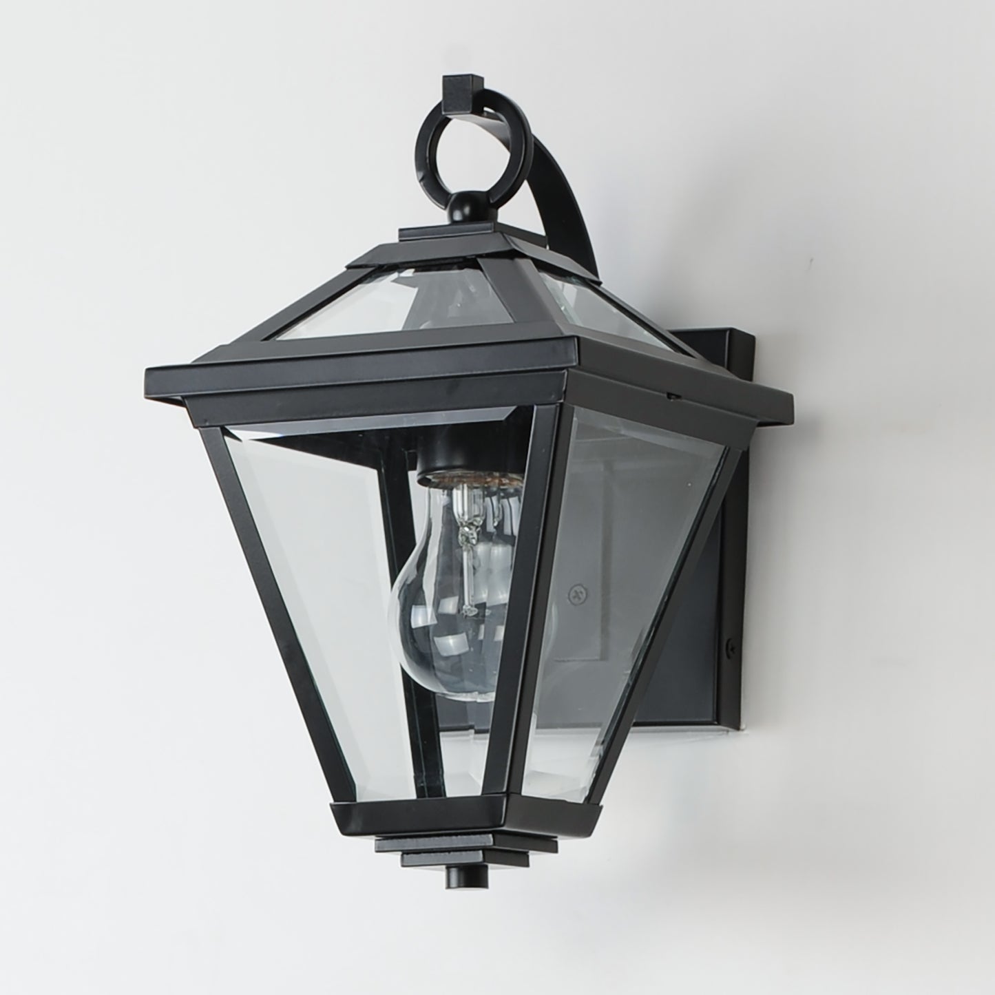 30562CLBK - Prism 12" Outdoor Wall Sconce - Black