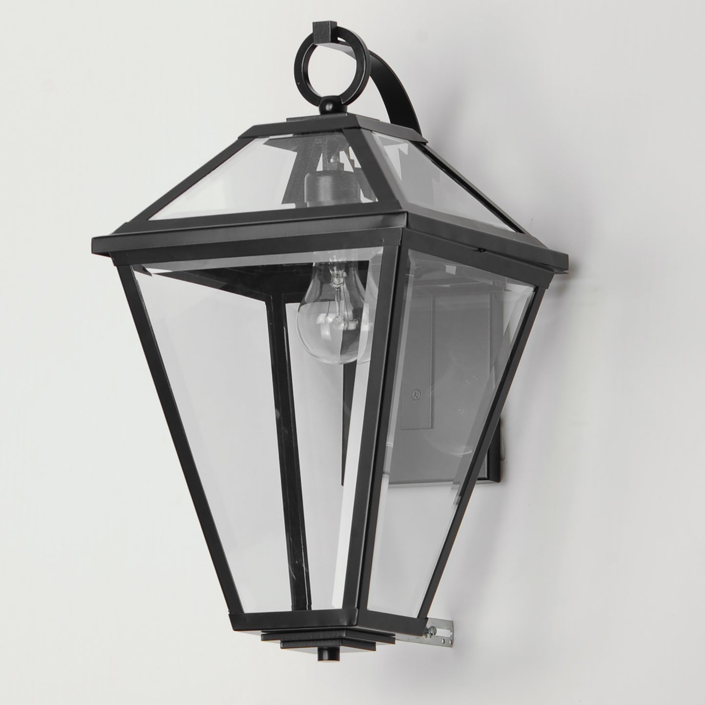 30566CLBK - Prism 18" Outdoor Wall Sconce - Black