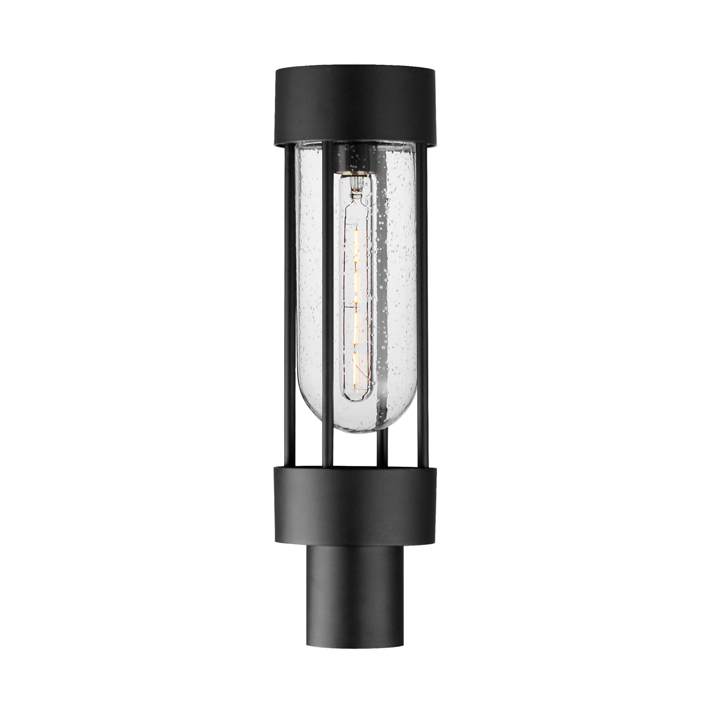 30580CDBK - 1 Light Millennial 20" Post Light - Black