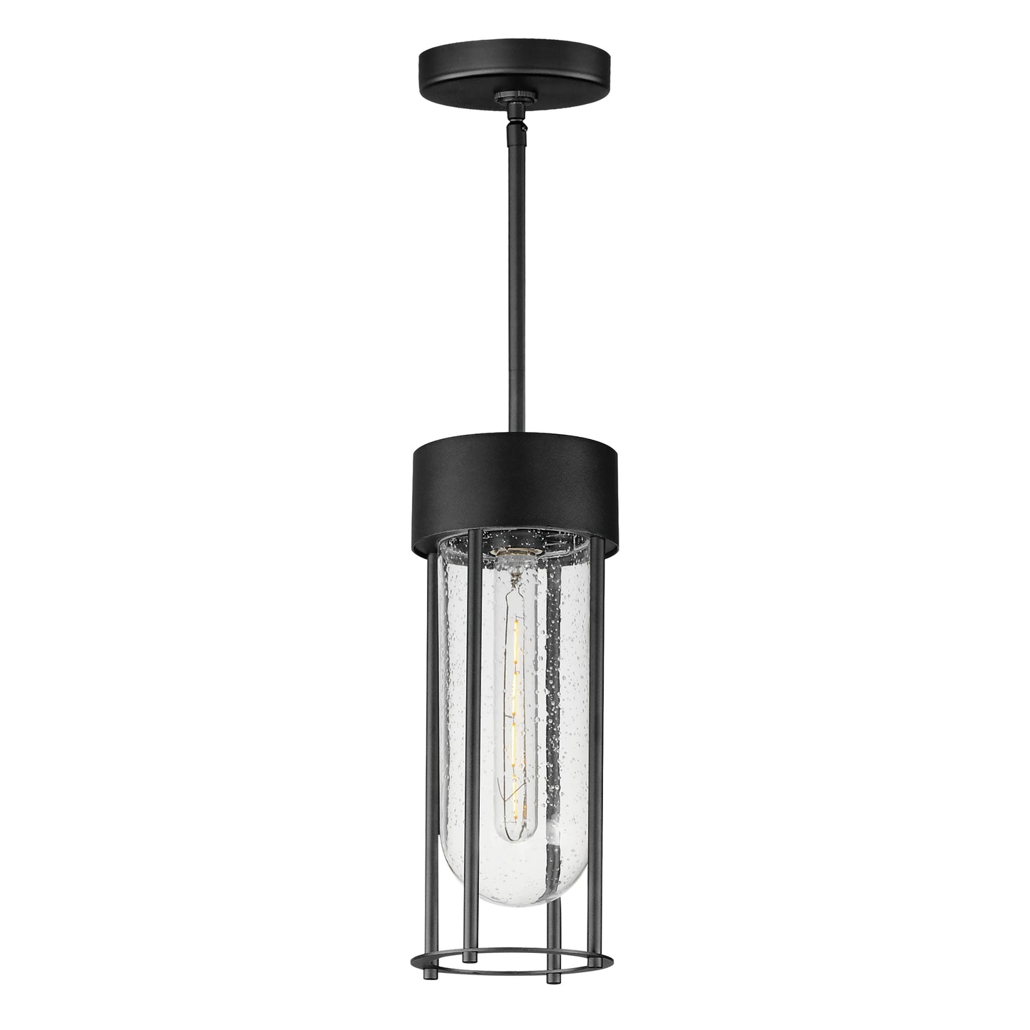 30587CDBK - 1 Light Millennial 5.5" Pendant - Black