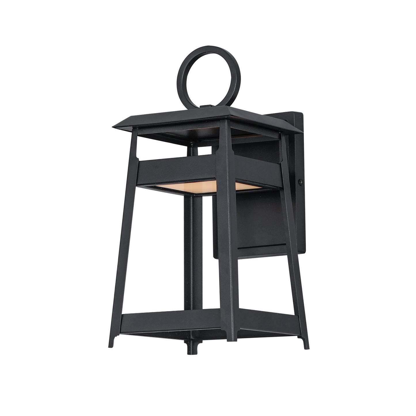 30742BK - Pagoda 14" Outdoor Wall Sconce - Black