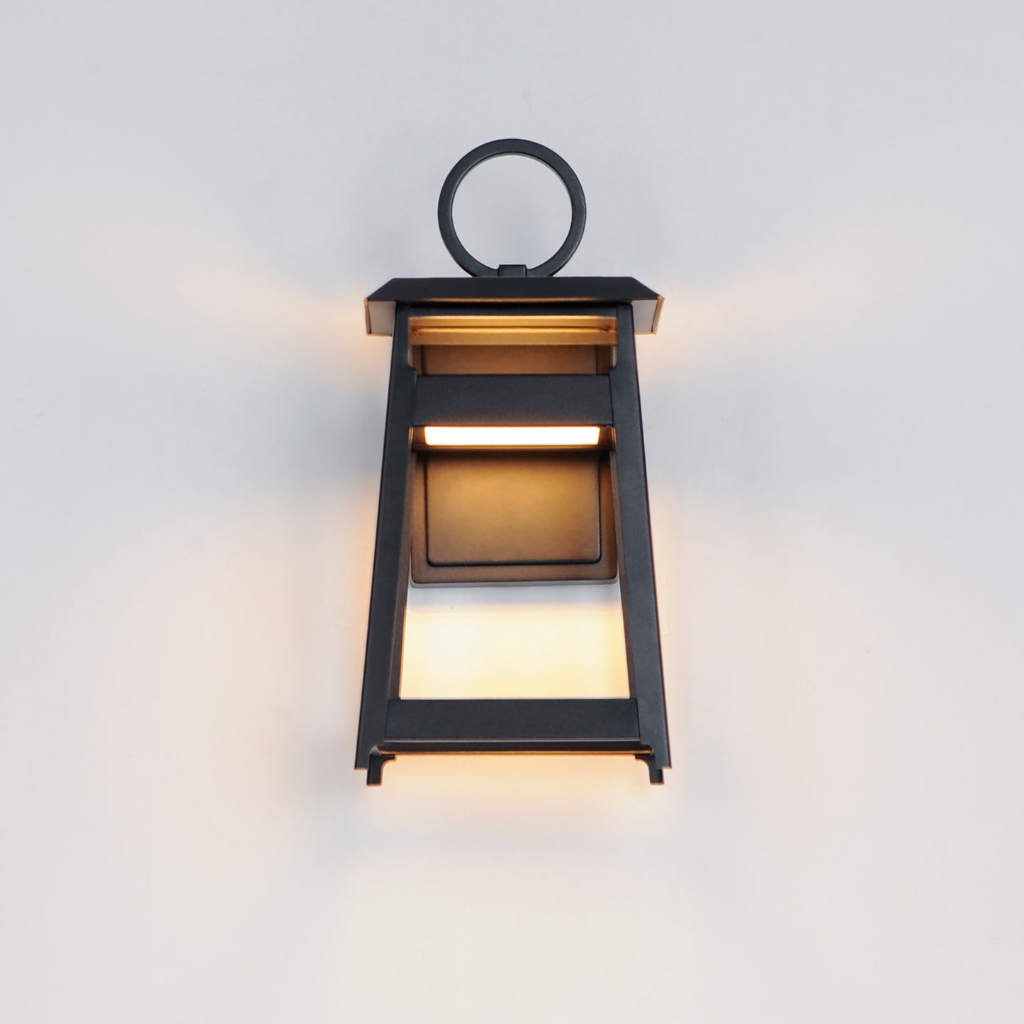 30742BK - Pagoda 14" Outdoor Wall Sconce - Black
