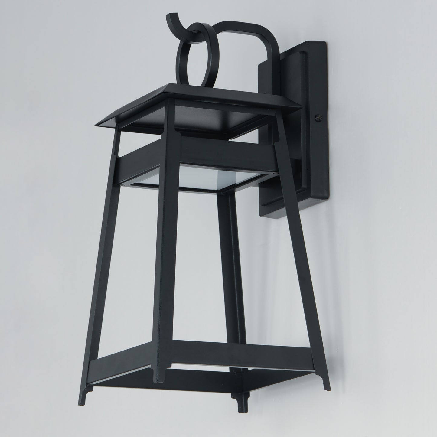 30744BK - Pagoda 16" Outdoor Wall Sconce - Black