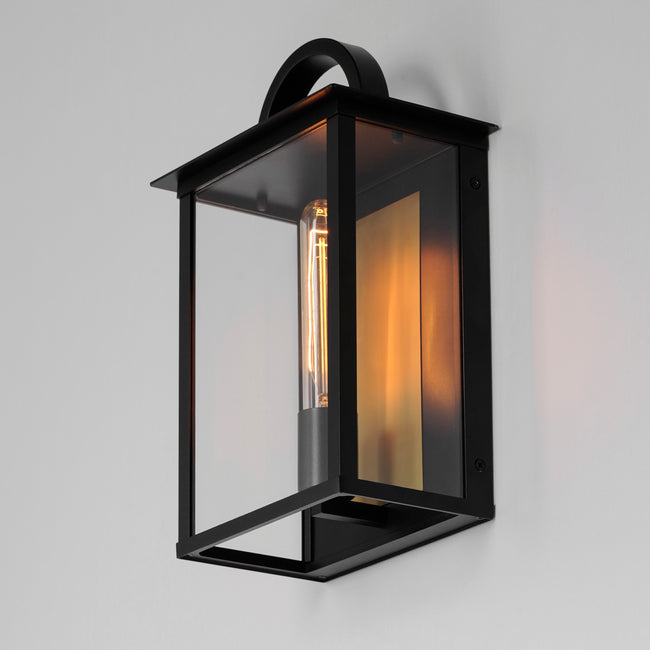 30752CLBK - Manchester 14" Outdoor Wall Sconce - Black
