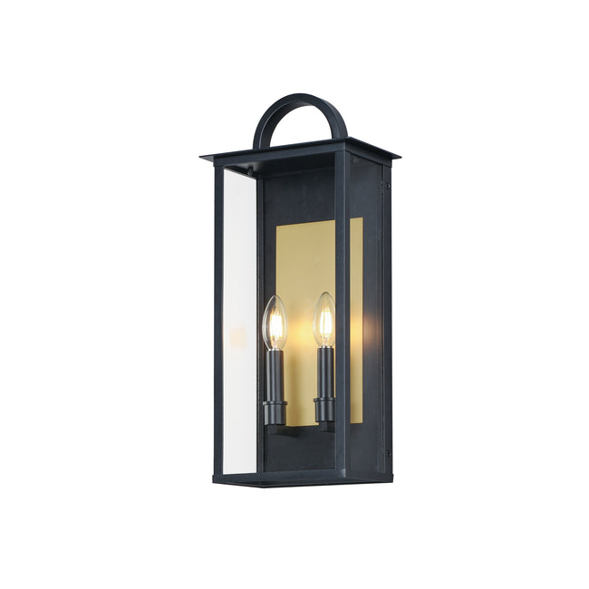 30754CLBK - Manchester 20" Outdoor Wall Sconce - Black