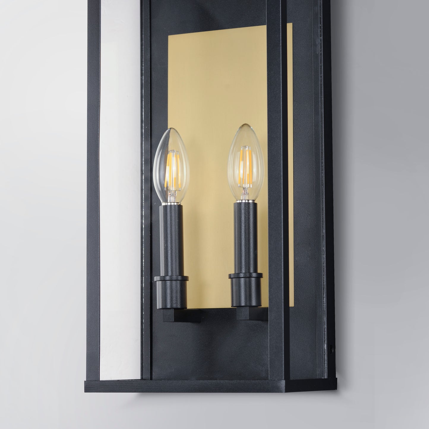 30754CLBK - Manchester 20" Outdoor Wall Sconce - Black