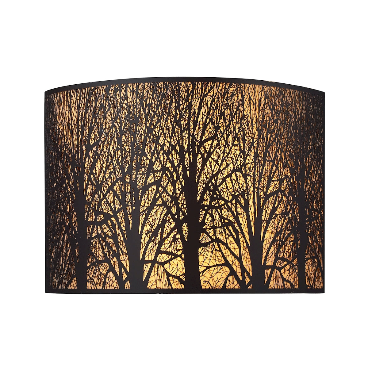 ELK Lighting 31070/2 - Woodland Sunrise 11" Wide 2-Light Sconce in Aged Bronze with Woodland Shade