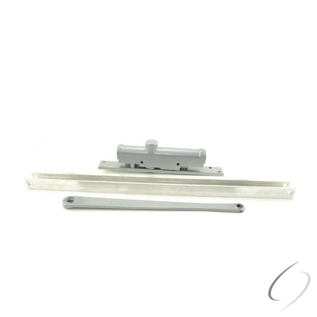 Size 3 Left Hand Concealed In Door Track Closer 689 Aluminum Finish