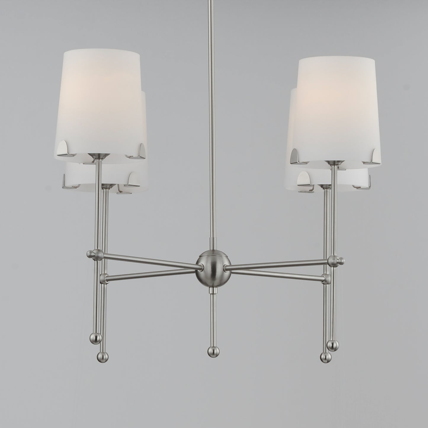 32364WTSN - 4 Light Huntington 26" Chandelier - Satin Nickel