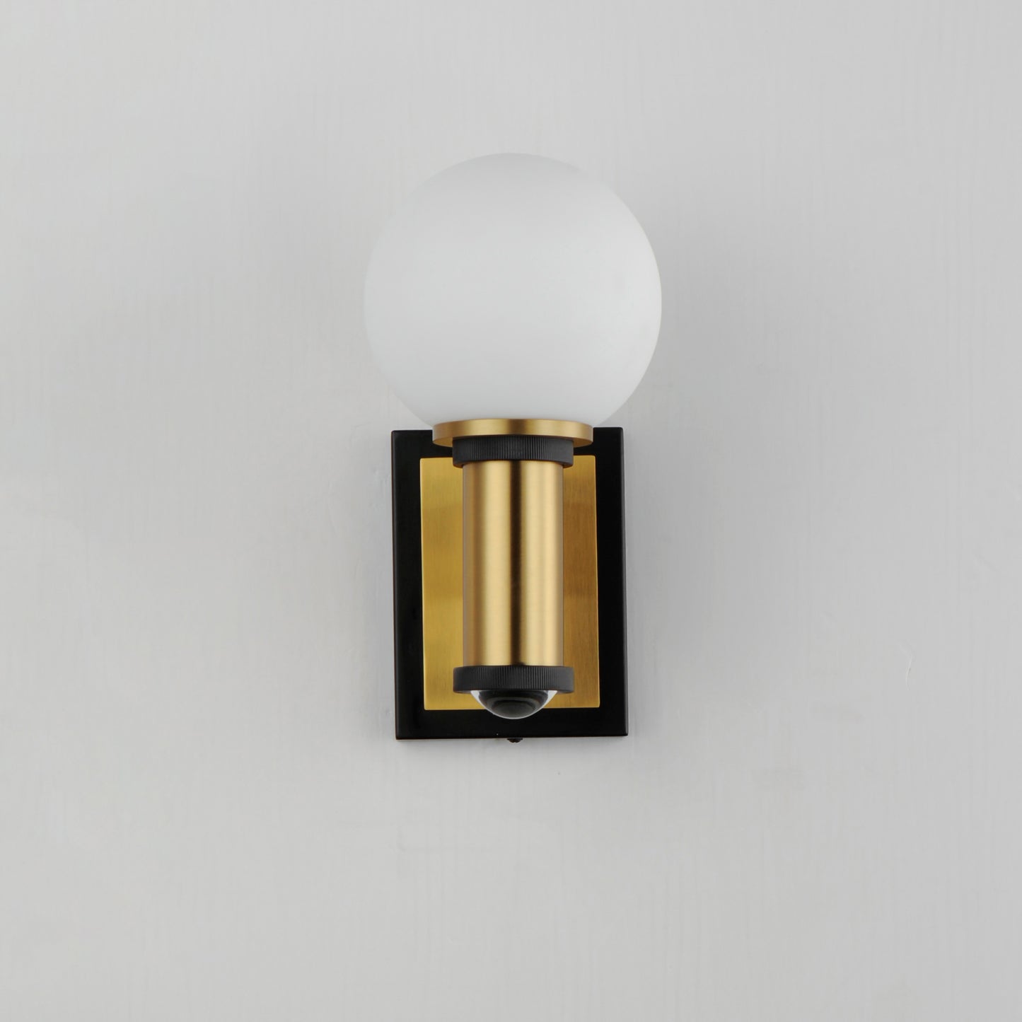 32482SWBKNAB - 2 Light San Simeon 6" Wall Sconce - Black / Natural Aged Brass