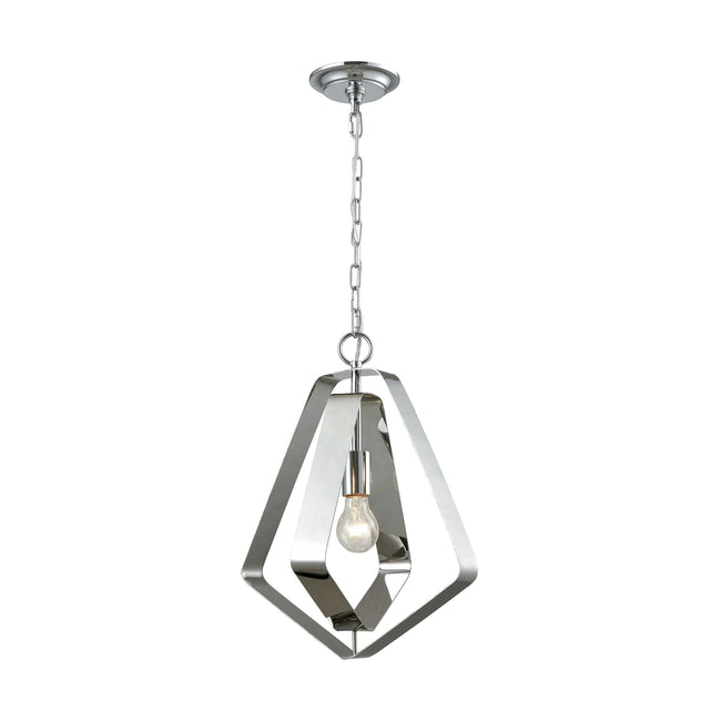 ELK Lighting 33170/1 - Anguluxe 14" Wide 1-Light Pendant in Polished Chrome