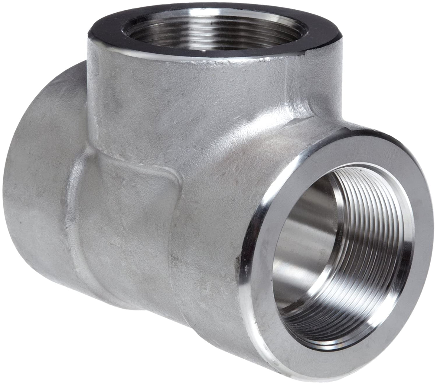 3406D-04 - 1/4" Threaded Tee, 304/304L Stainless Steel
